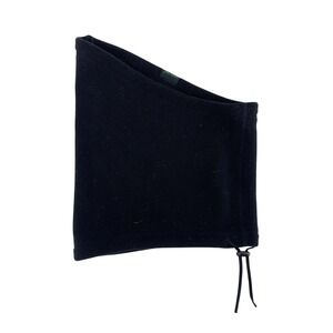 Longlong Black Fleece Neck Gaiter Adjustable Balaclava Hood Winter Face Mask